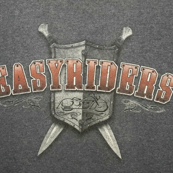 VTG EASYRIDERS Motorcycle T Shirt Panhead Motor - Picture 4 of 5